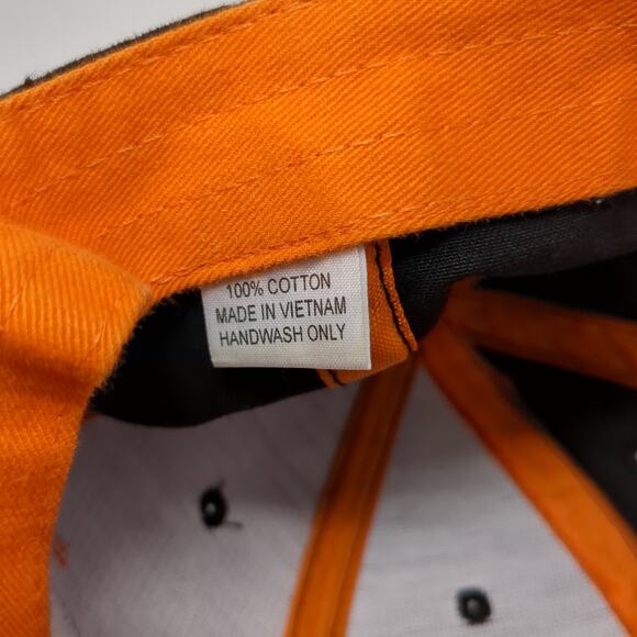 Wartsila Strapback Hat Black One Size Embroidered Adjustable 6 Panel - Picture 9 of 9